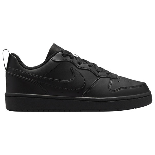 Nike Boys Nike Court Borough Low Recraft - Boys' Grade School Basketball Shoes Black/Black Size 6.0 | Champs Sports