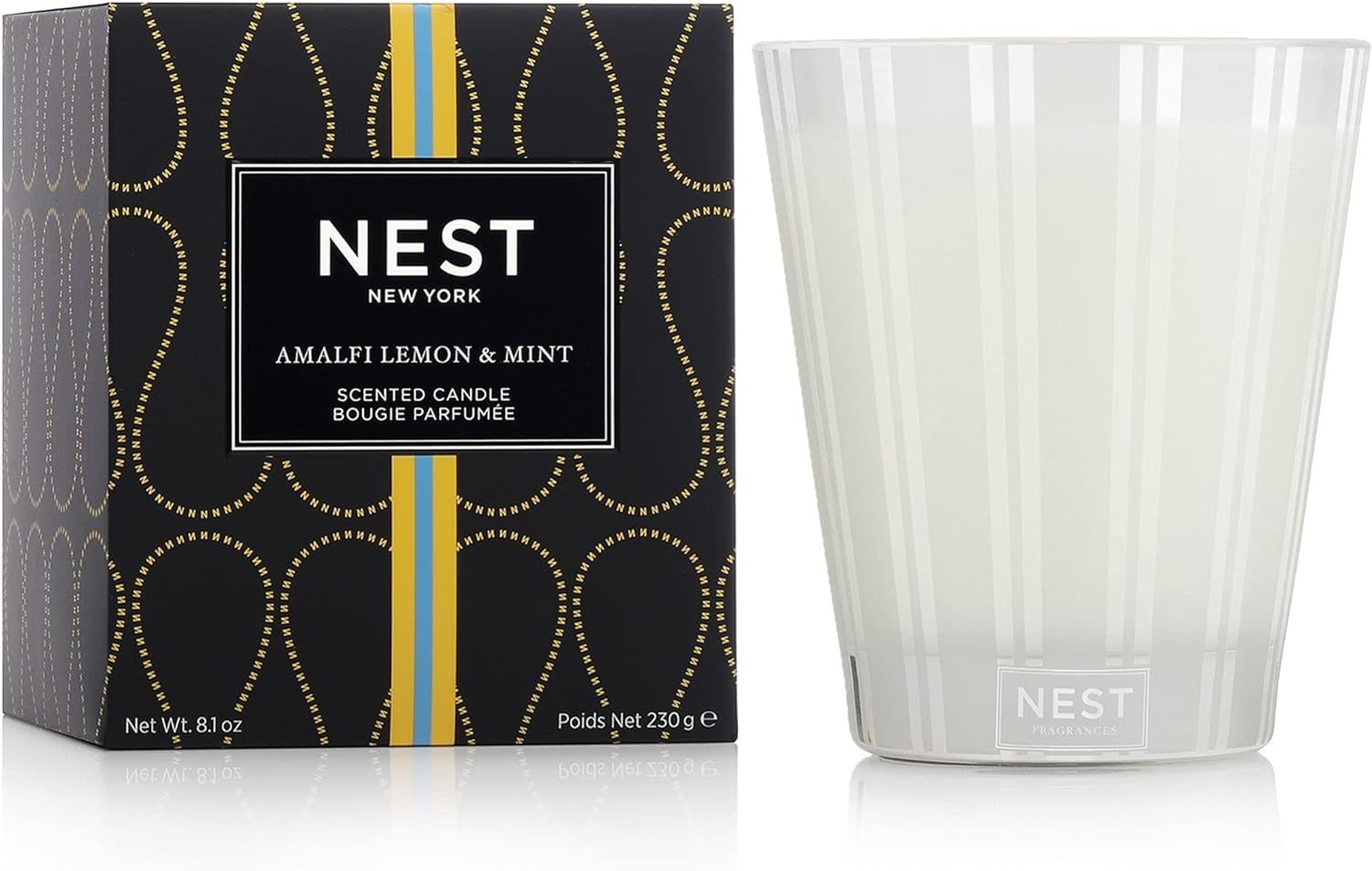 NEST Fragrances Amalfi Lemon & Mint Scented Classic Candle, 8 Ounce | Amazon (US)