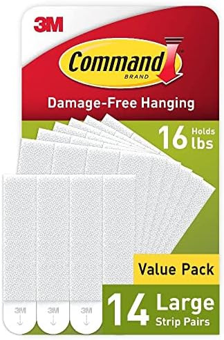 Command Large Picture Hanging Strips, Damage Free Hanging Picture Hangers, No Tools Wall Hanging ... | Amazon (US)