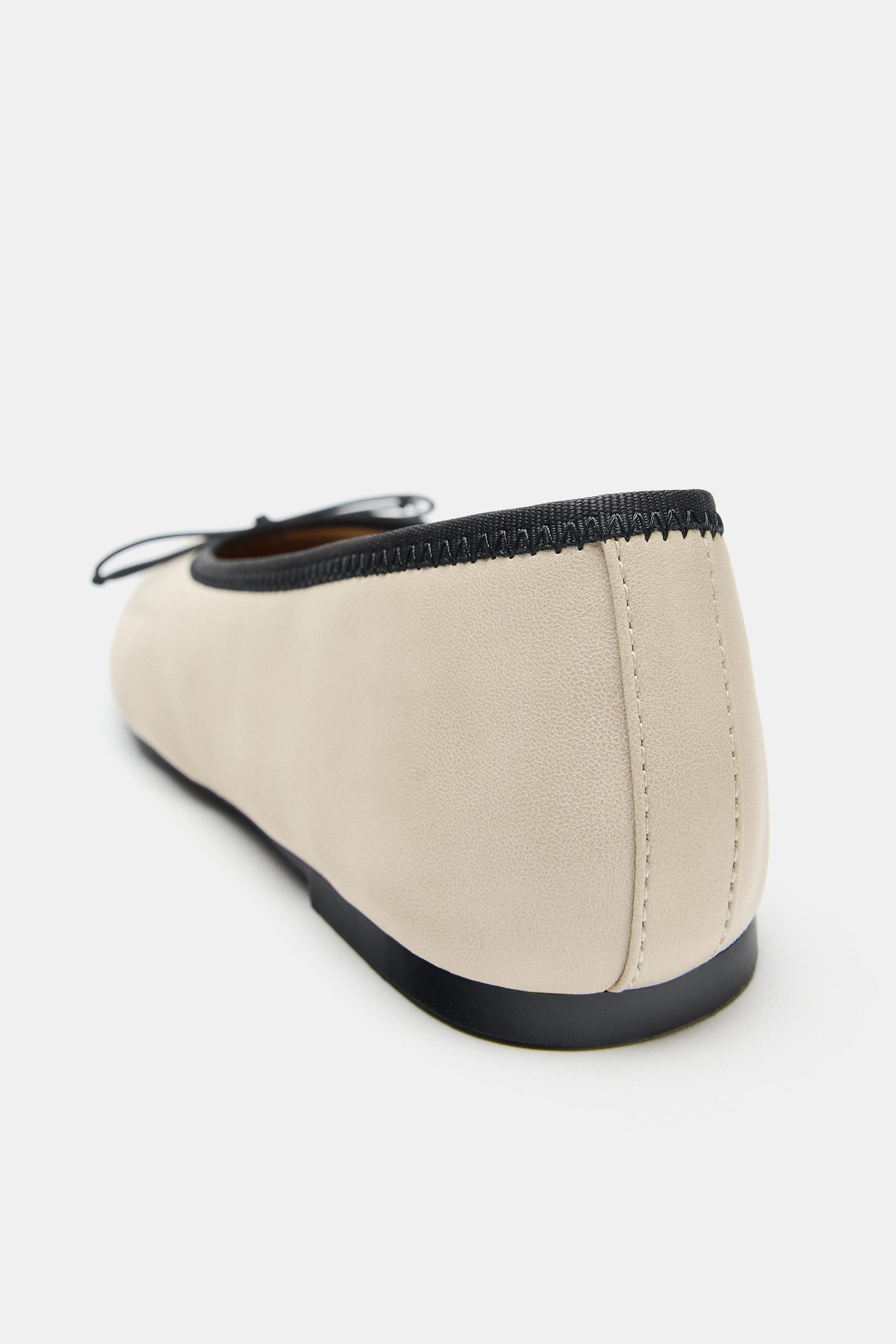 BOW FLAT BALLET FLATS | Zara US