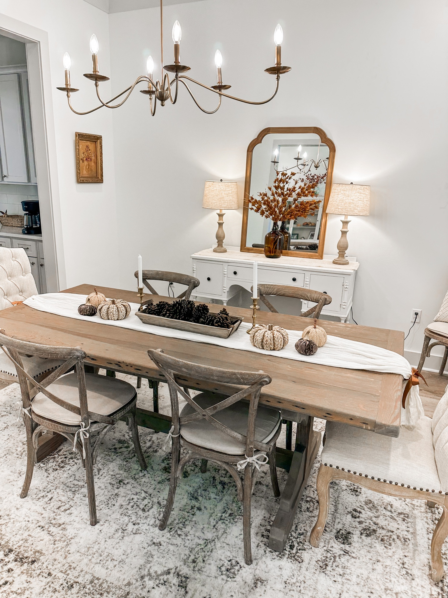 Dining room fall decor🍂

#LTKSeasonal #LTKHoliday #LTKhome