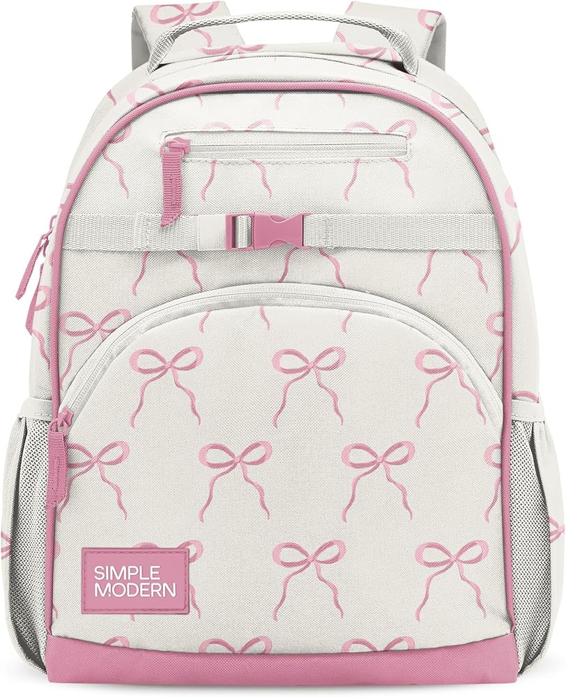 Simple Modern Kids Backpack for School, Girls, Boys | 12L | Bows | Amazon (US)