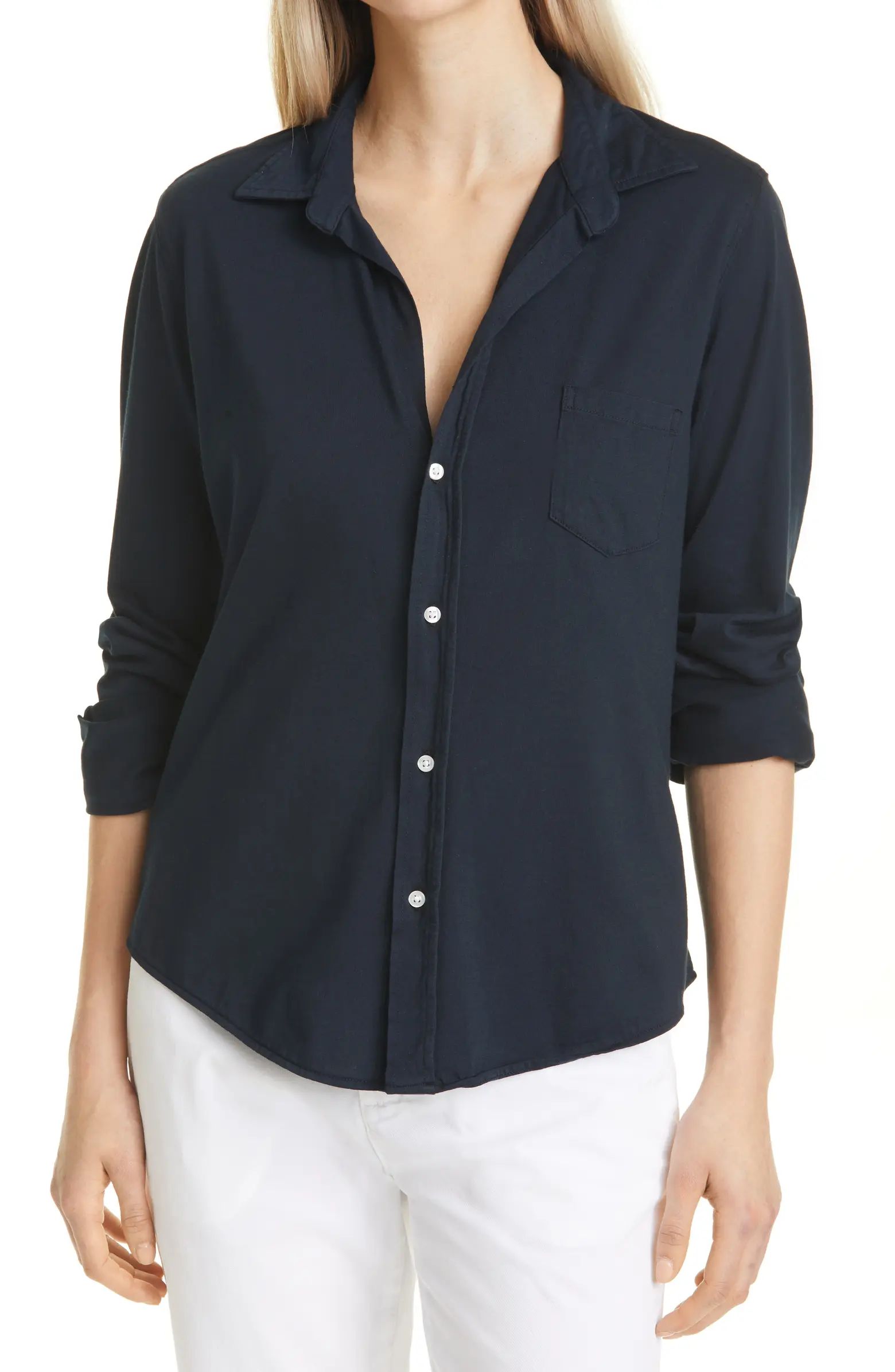 Frank & Eileen Barry Knit Button-Up Shirt | Nordstrom | Nordstrom