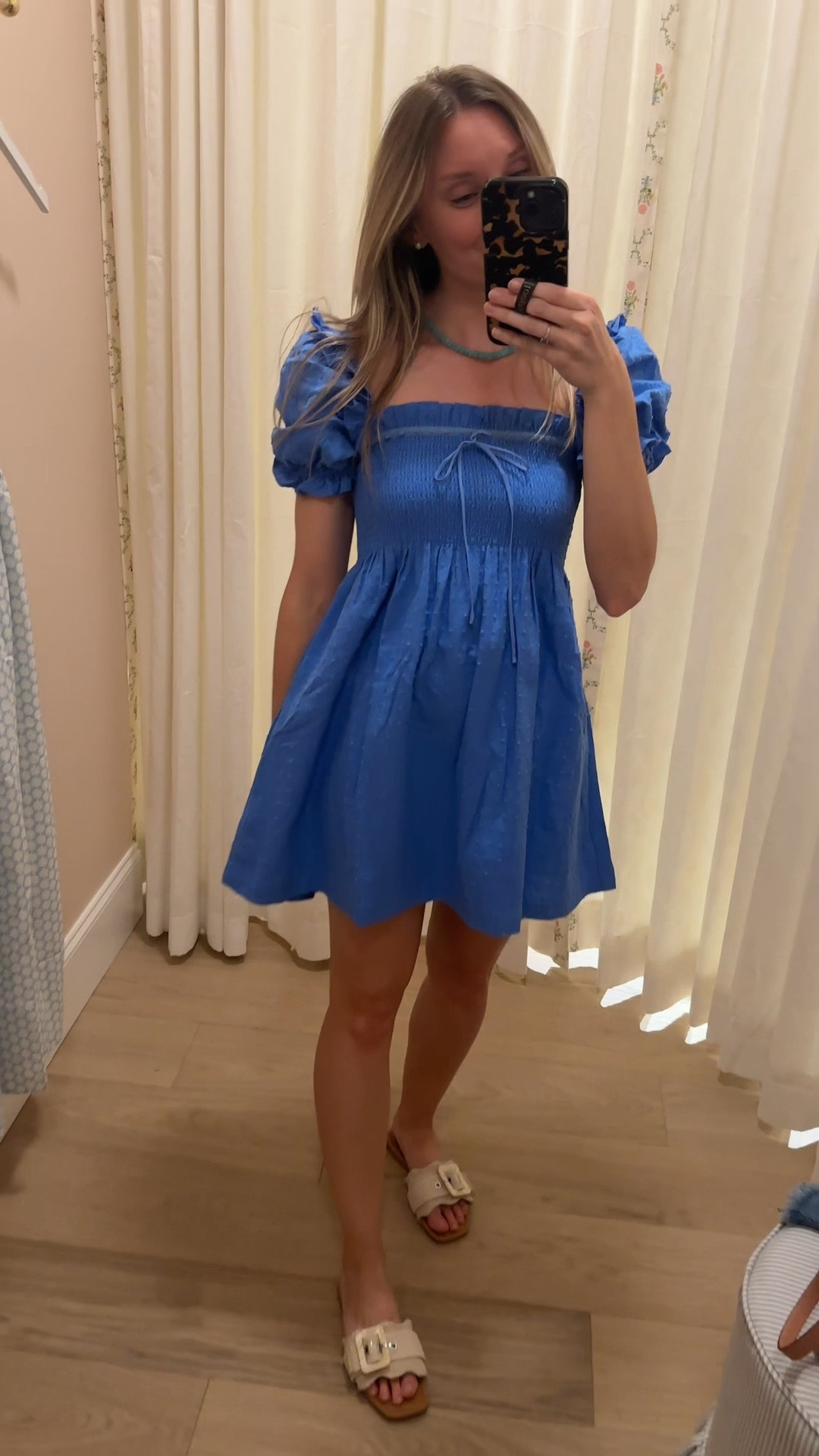 The cutest blue mini dress with puff sleeves from Hill House Home 

#LTKStyleTip #LTKTravel #LTKSeasonal