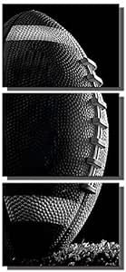 Minimalist Black and White Rugby Poster Print Gym Wall Art American Football Sport for Boy's Room... | Amazon (US)