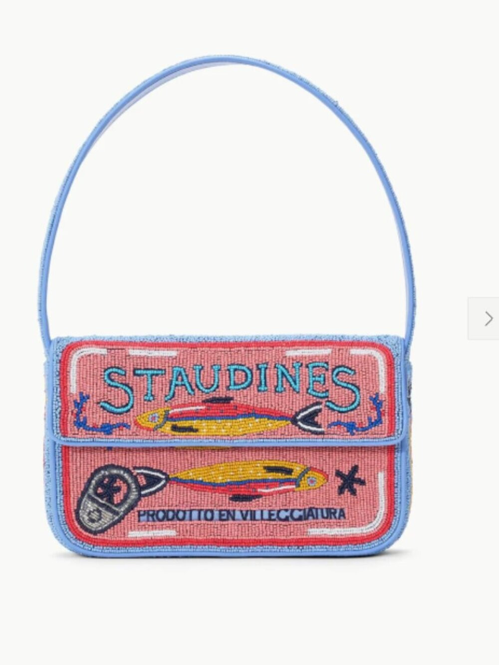 STAUD sardines Beaded Shoulder Bag EUC staudines Bloomingdales | Poshmark