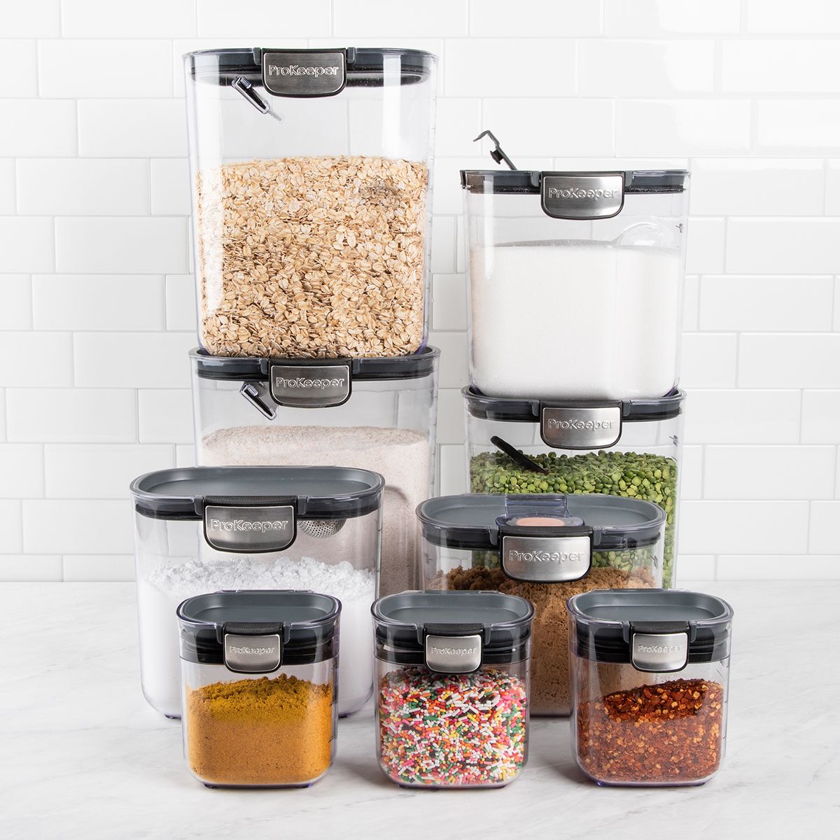 ProKeeper + Premium 17-Piece Bakers Storage Set | The Container Store