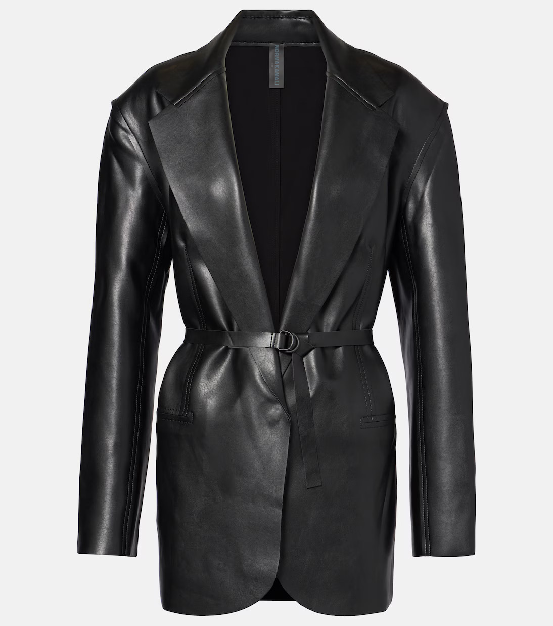 Oversized faux leather blazer | Mytheresa (UK)