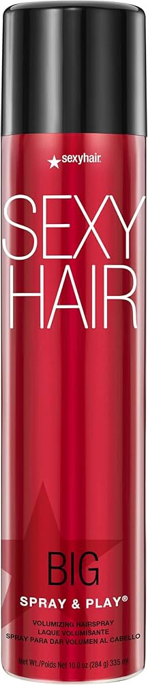 SexyHair Big Spray & Play Volumizing Hairspray Hold and Shine 72 Hour Humidity Resistance All Hai... | Amazon (CA)