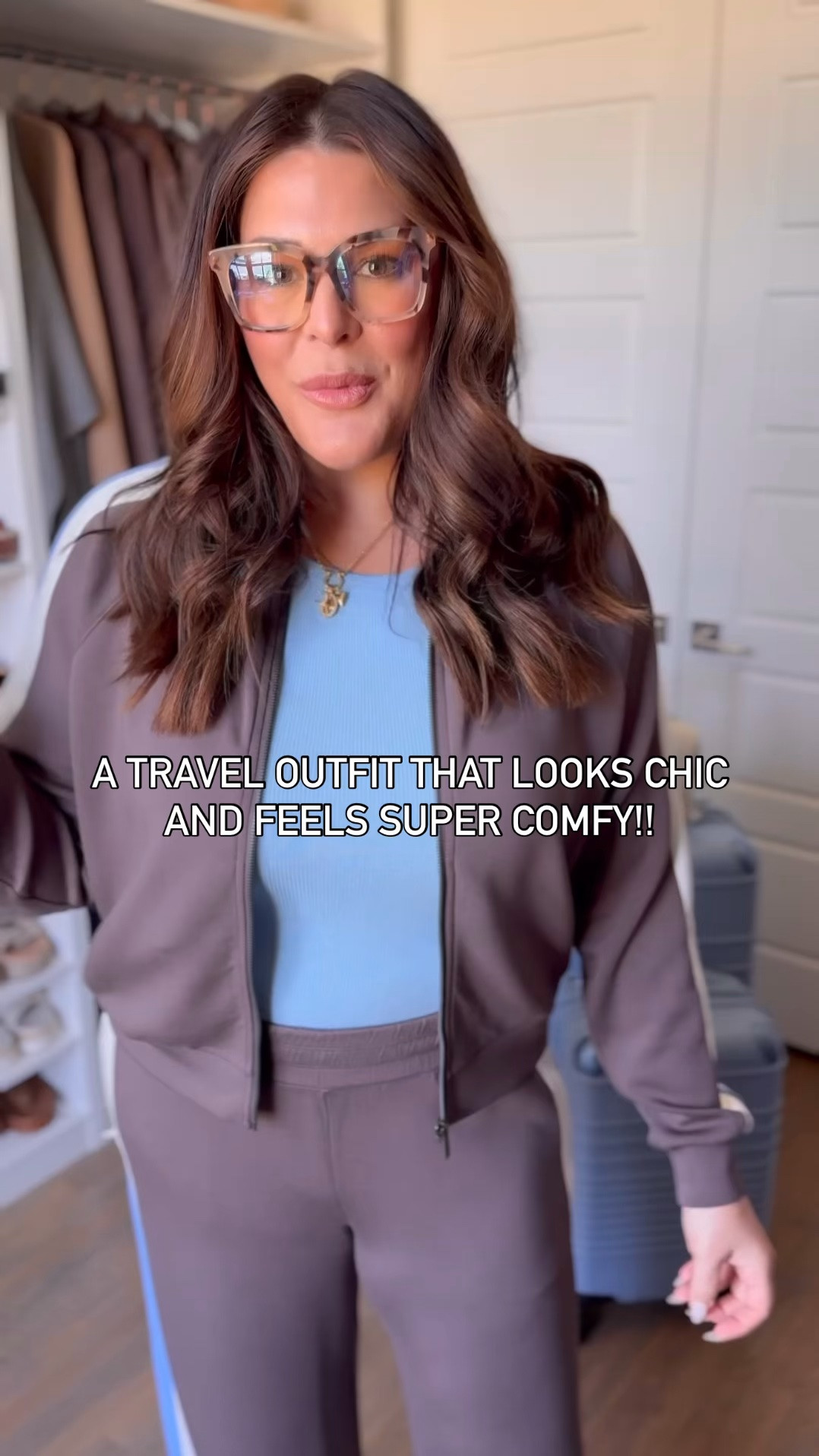 POV: you finally found the elevated travel outfit that’s actually comfy ✈️🤎

Jacket: XL
Tee: Large
Pants: Large

This elevated matching set is giving effortless rich mom airport style while still feeling like pajamas 😂 The wide leg pants are SO flattering, the fit is insanely comfortable, and it’s the perfect neutral lounge set for travel days, errands, coffee runs, or everyday casual chic outfits.

If you’ve been looking for:
• Amazon fashion finds
• matching lounge sets
• elevated casual outfits
• airport outfit ideas
• comfy travel clothes
• rich mom aesthetic outfits

…this one is GOOD 👏🏼 Linked everything in my storefront before sizes sell out! 🤍

#TravelOutfit #AirportStyle #MatchingSet #ElevatedCasual #AmazonFinds

#LTKootd #LTKgrwm #LTKTravel