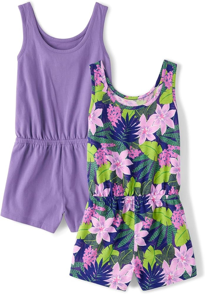 The Children's Place Girls' Sleeveless Summer Romper | Amazon (US)
