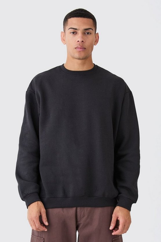 Basic Oversized Sweatshirt | boohooMAN (DE, IE & UK)