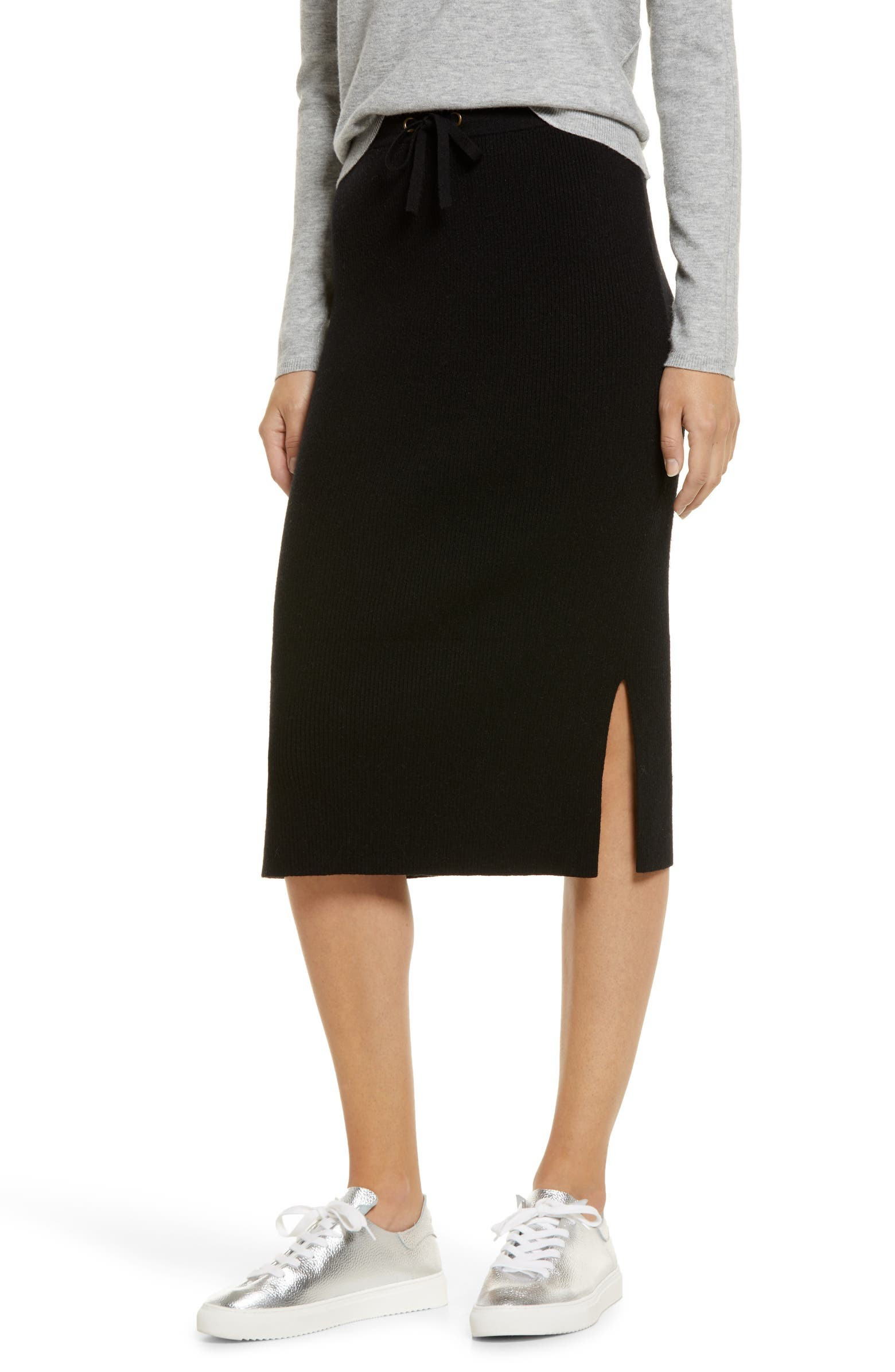 Ribbed Sweater Midi Skirt | Nordstrom