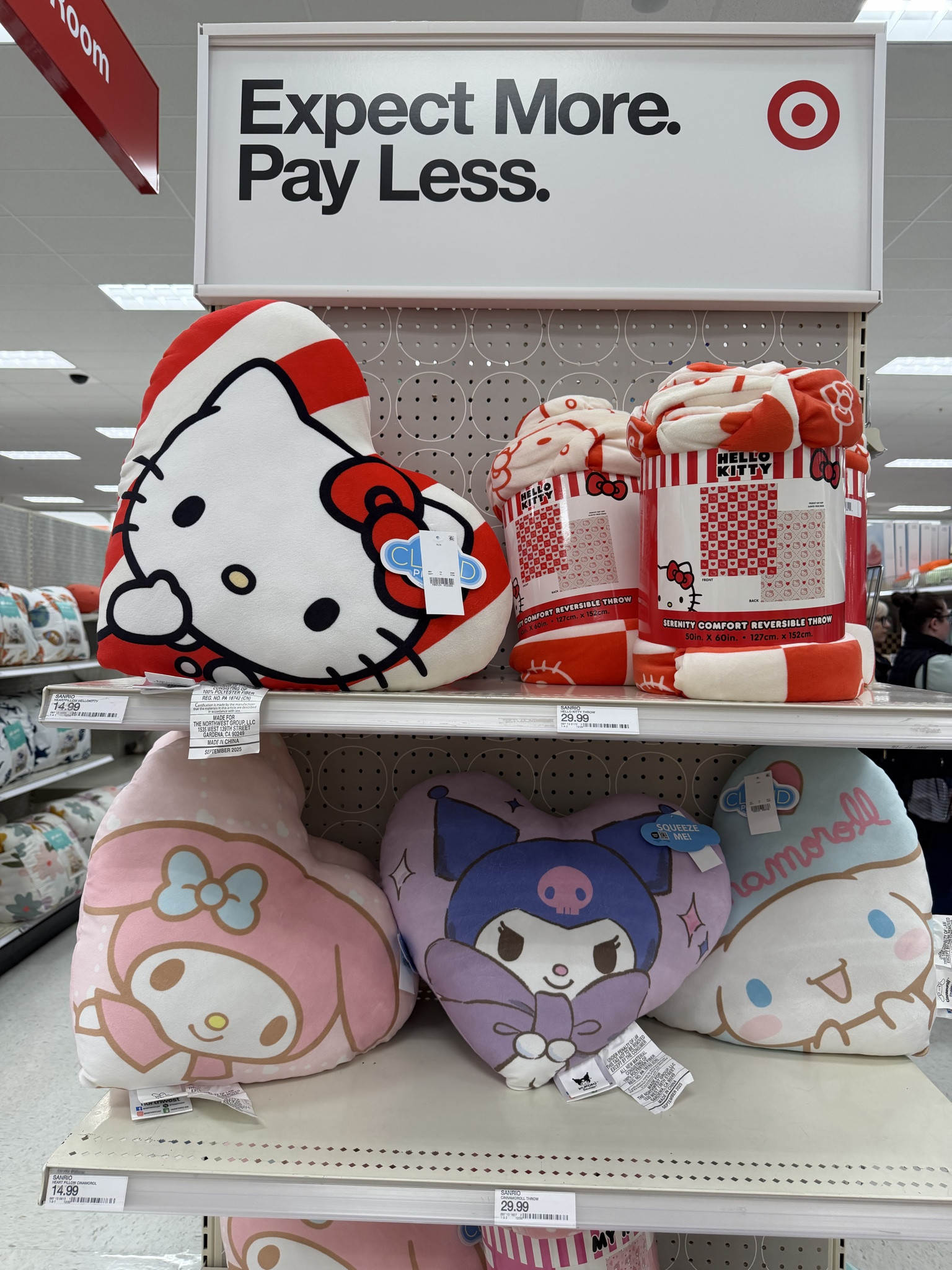 Hello Kitty & Friends heart pillows at Target 🤍 the cutest Valentine’s Day home decor find! These Sanrio throw pillows are perfect for a pink aesthetic bedroom, cozy couch decor, or girly apartment styling

#LTKHome #LTKSeasonal #LTKValentine