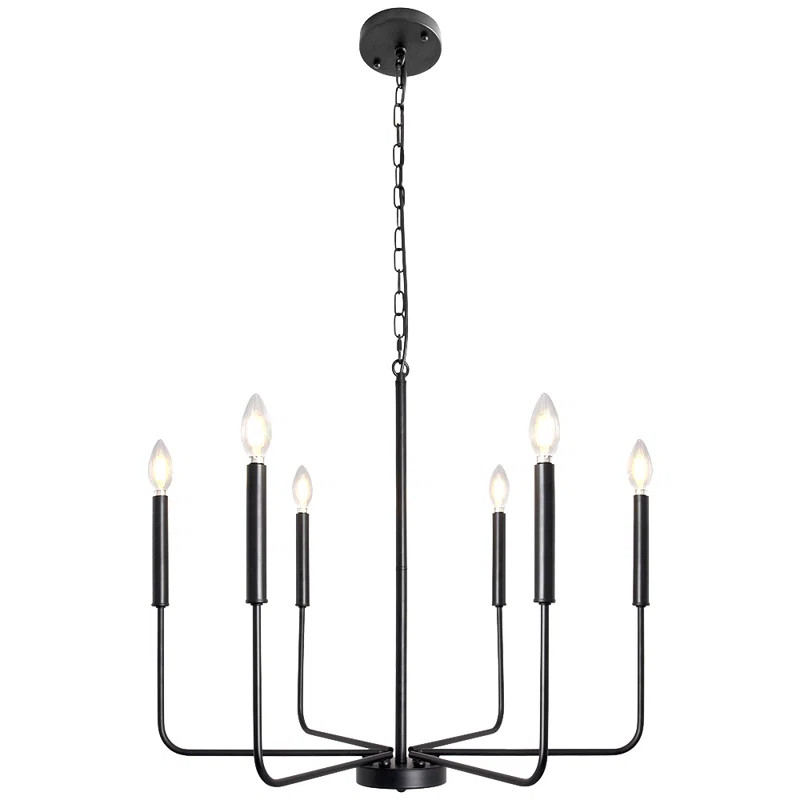 Marshana Classic / Traditional Chandelier 6 Light Fixture Modern Farmhouse Candle Style Chandelie... | Wayfair North America