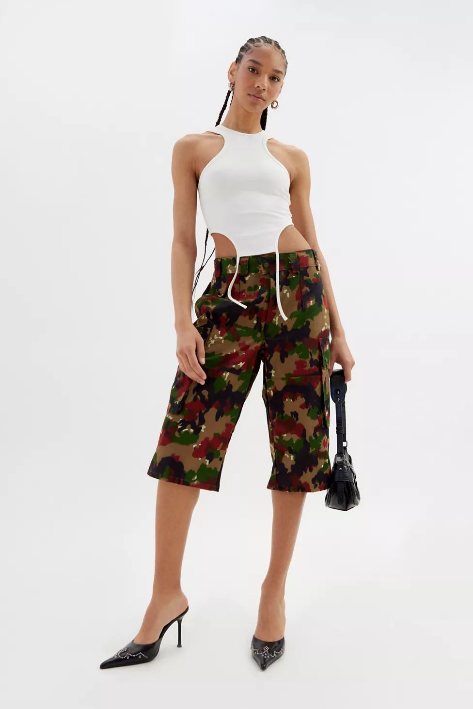 Urban Renewal Vintage Longline Camo Cargo Short | Urban Outfitters (US and RoW)