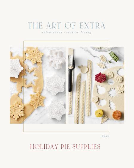 Dress up your holiday pie with these simple supplies, from dough cutters to a lattice pie crust. 

#LTKHoliday #LTKSeasonal