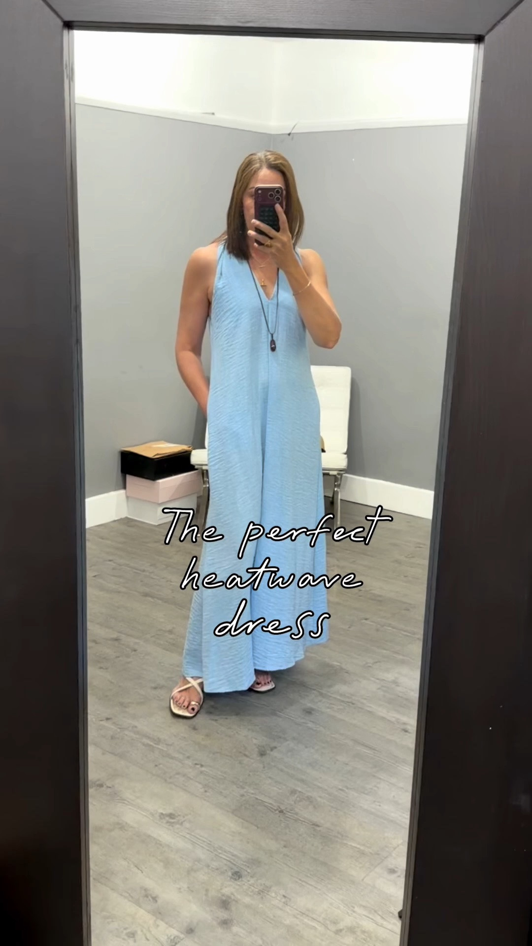 A lovely dress for this crazy weather. Cool blue in textured fabric. Twisted straps are a lovely design feature and it’s really floaty and cool. All for under £30 🩵

#LTKsummer #LTKdresses #LTKstyletip
