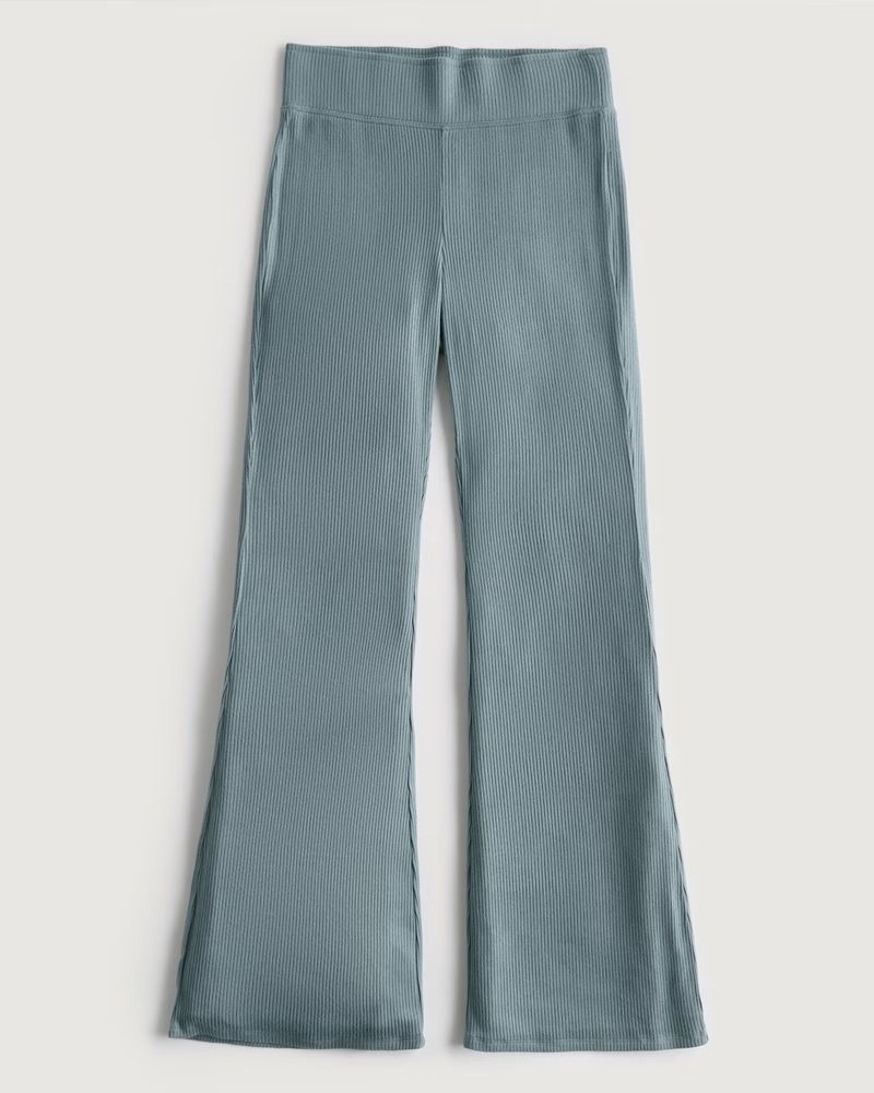 Gilly Hicks Cozy Ribbed Flare Pants | Hollister (US)