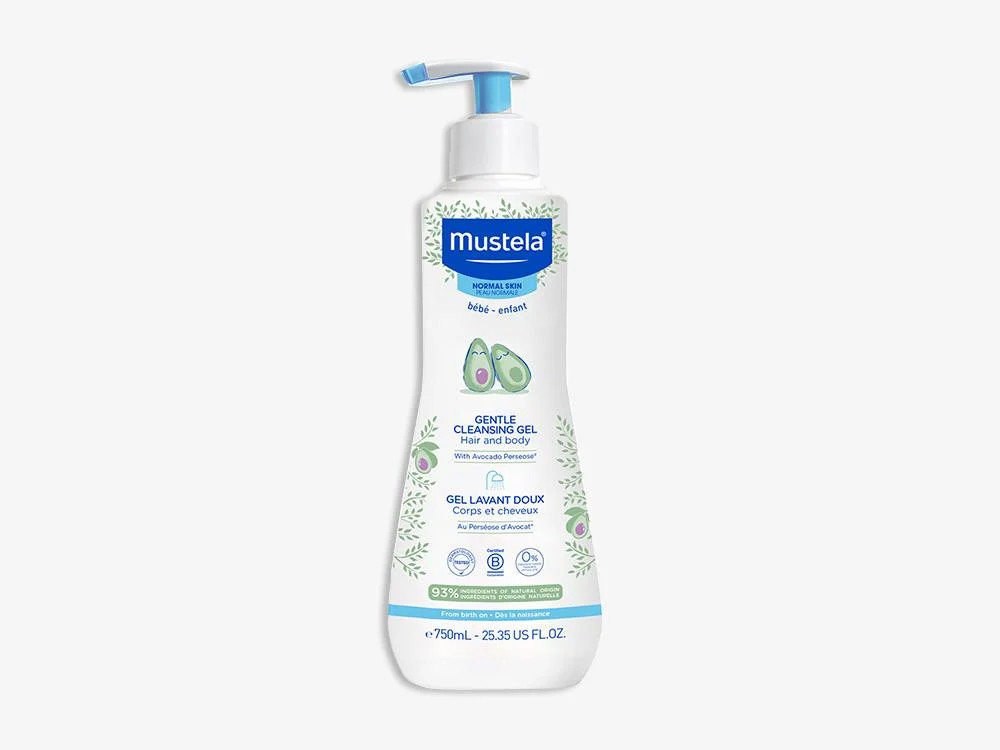 Mustela Baby Gentle Cleansing Gel - Baby Hair & Body Wash - with Natural Avocado fortified with V... | Walmart (US)