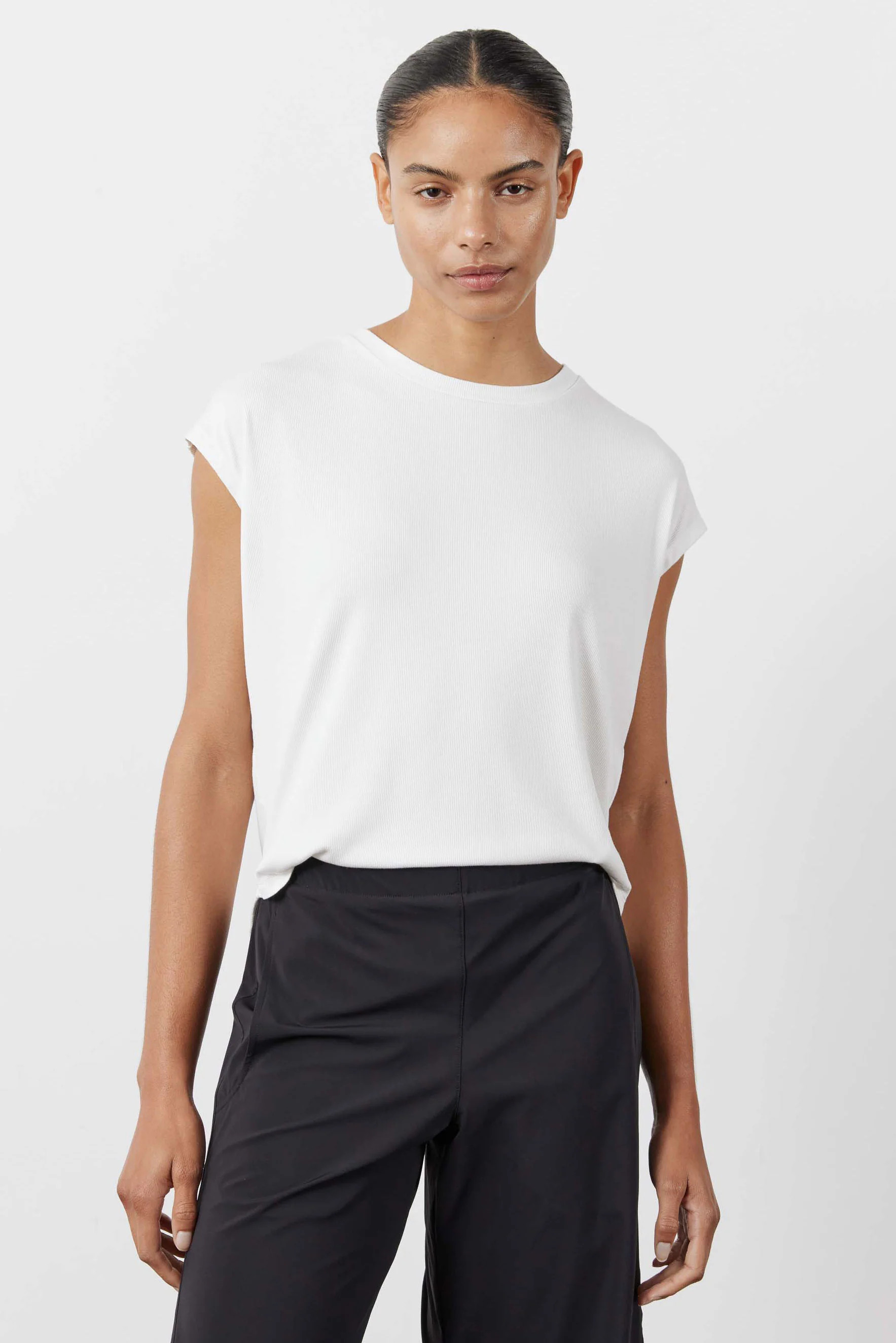 The Ribbed Tuck-In Tee | Ruti