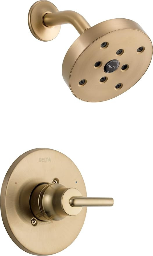Delta Faucet Trinsic 14 Series Single-Function Shower Faucet Set, Single-Spray H2Okinetic Shower ... | Amazon (US)