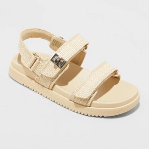 Women's Jonie Ankle Strap Footbed Sandals - A New Day™ | Target