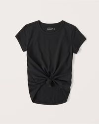 Knotted Crew Tee | Abercrombie & Fitch (US)