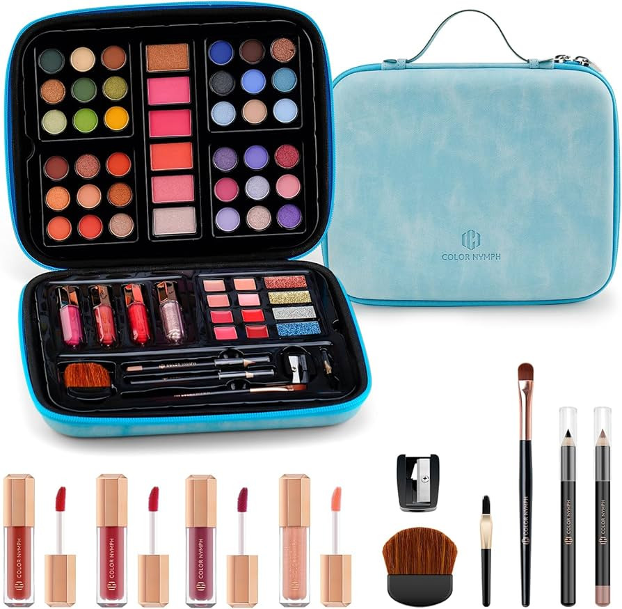 Color Nymph Makeup Palettes Makeup kits for Girls Any Ages, Teens Makeup Set for Beginner with Re... | Amazon (US)