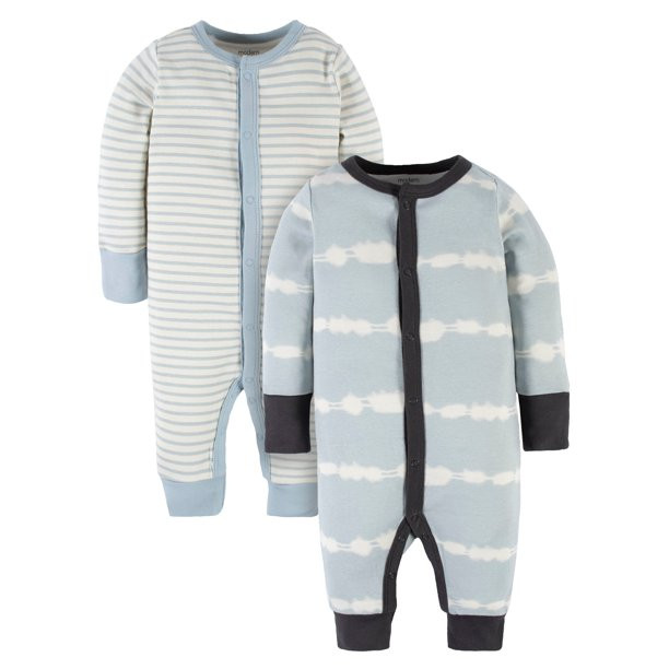 Modern Moments by Gerber Baby Boy Coveralls, 2-Pack, Newborn-24 Months - Walmart.com | Walmart (US)