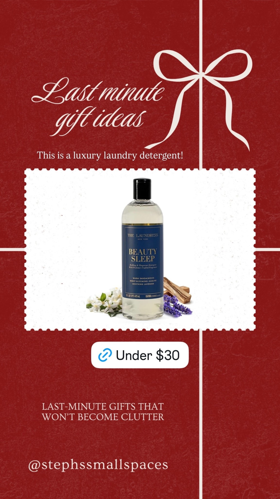 This is a luxury laundry detergent!