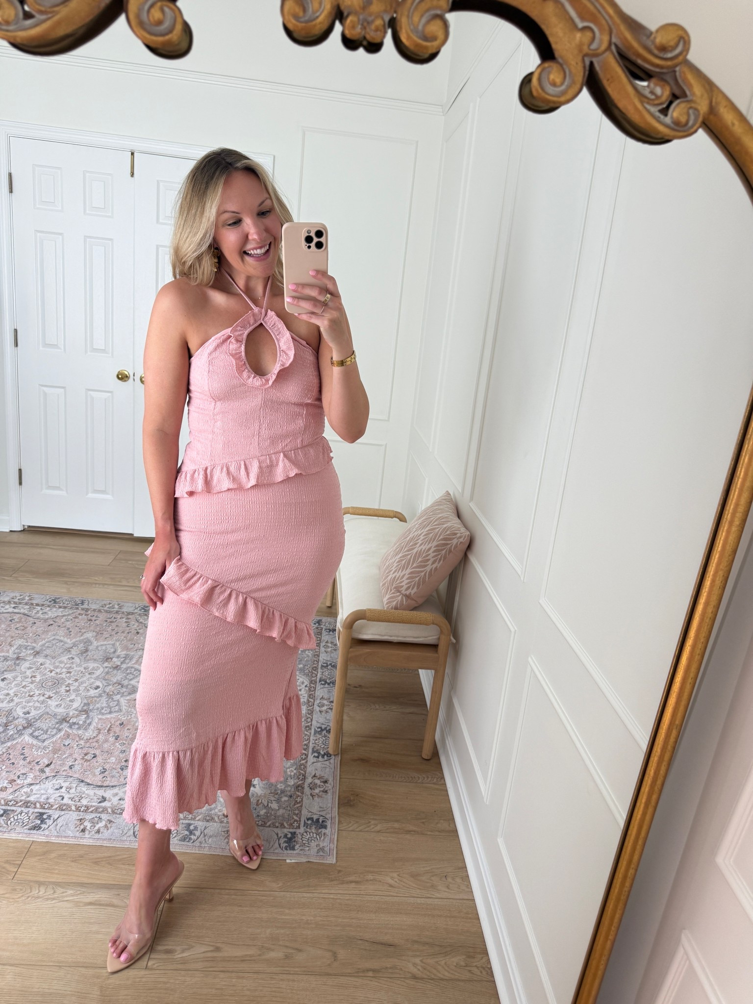 Wedding guest dress - wearing a med 

#LTKWedding