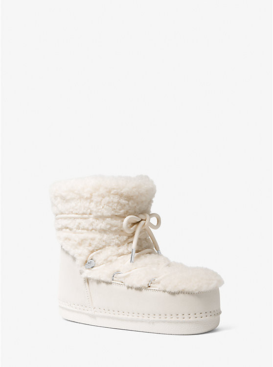 Zelda Sherpa and Suede Boot | Michael Kors US