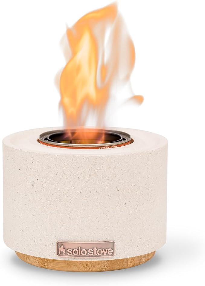 Solo Stove Cinder Tabletop Fire Pit for Indoor or Outdoor Use, Fire Bowl with 1 Gel Fuel Can, Ode... | Amazon (US)
