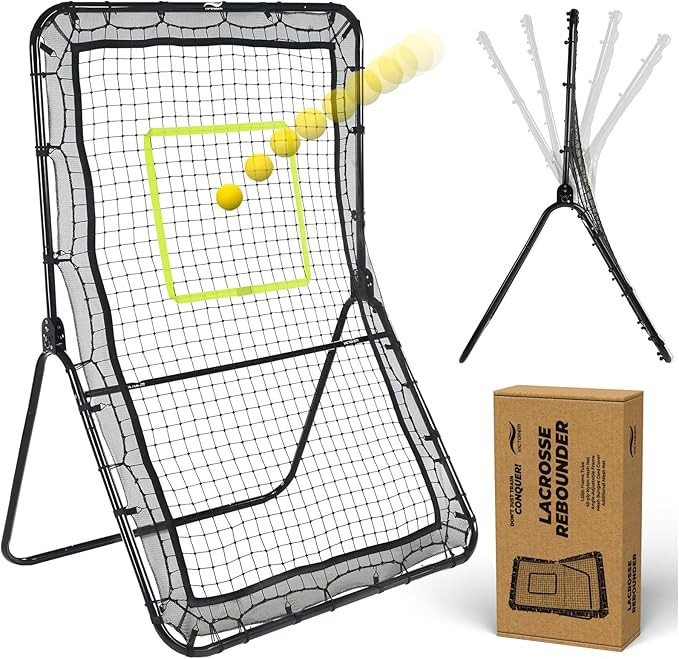 Victorem Lacrosse Rebounder for Backyard - 6x3.5 Ft. Lacrosse Bounce Back Net, Pitch Back Basebal... | Amazon (US)