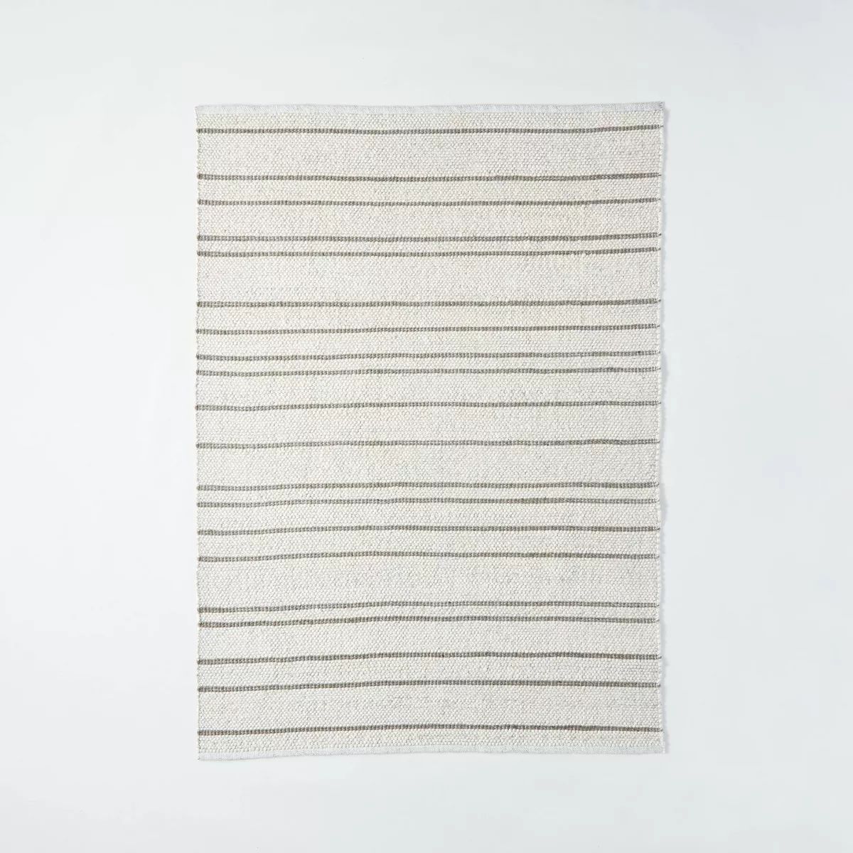 Striped Flat Woven Area Rug Cream - Threshold™ designed with Studio McGee | Target