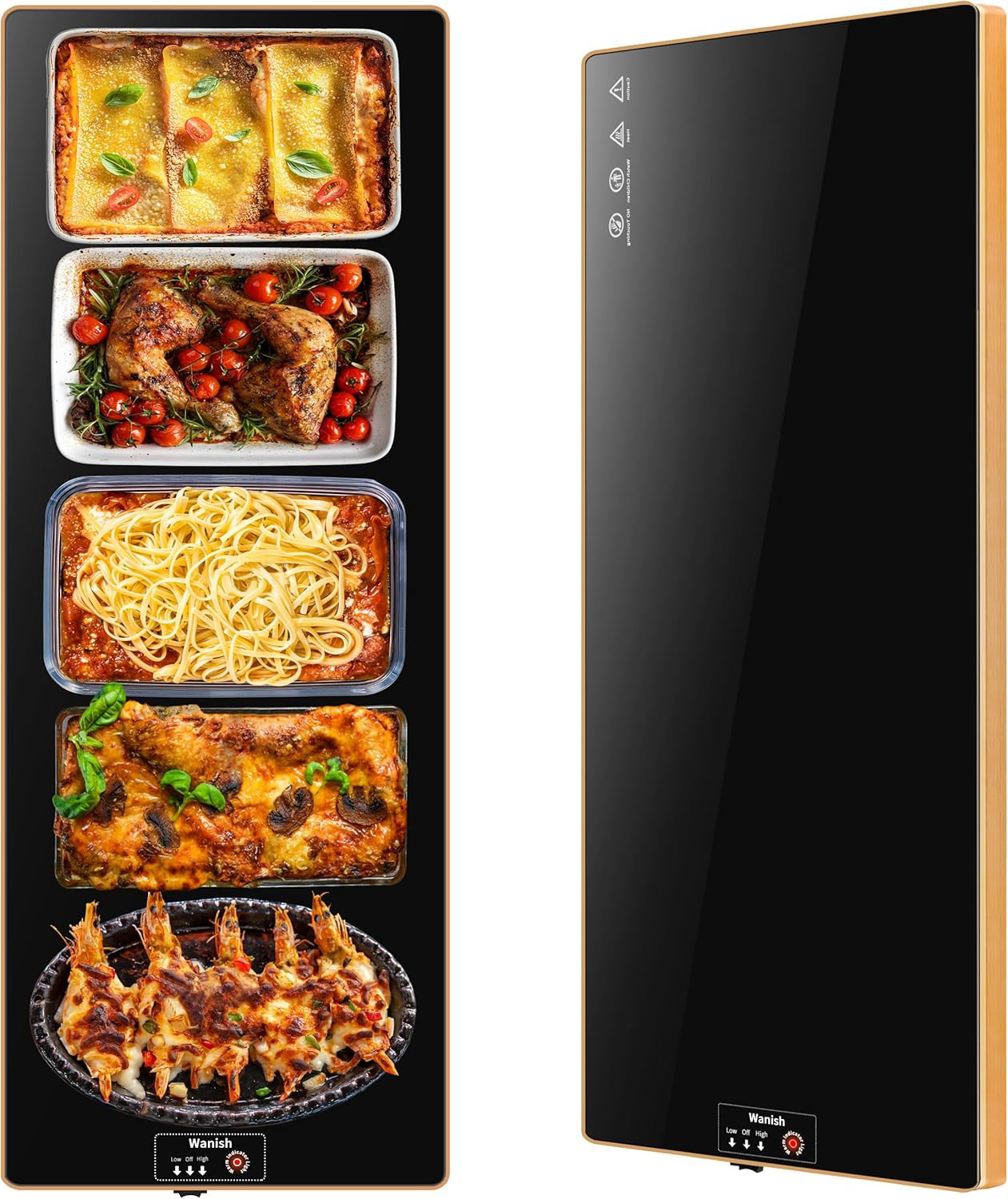 Electric Warming Tray（Extra Long 40”x12”），Food Warmer with Thermostat and Full Surface ... | Amazon (US)