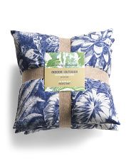 18x18 4pk Indoor Outdoor Palm Silhouette Pillows | Marshalls