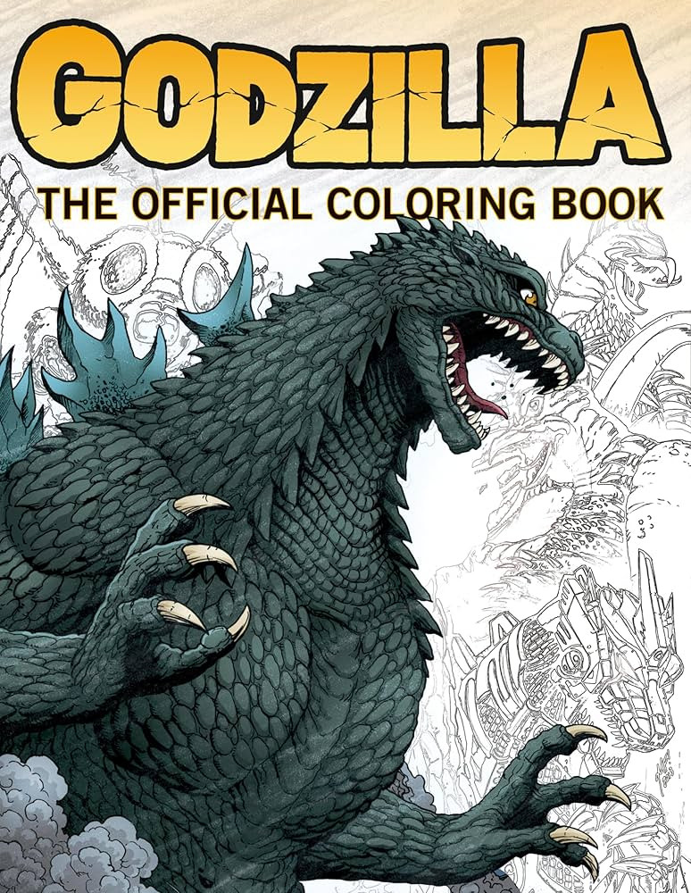 Godzilla: The Official Coloring Book | Amazon (CA)