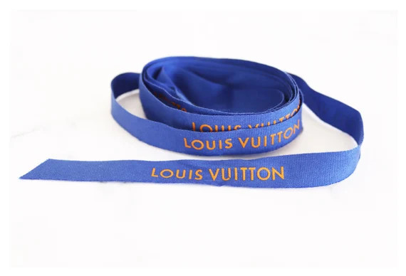 Authentic Louis Vuitton royal blue Ribbon | Etsy (US)