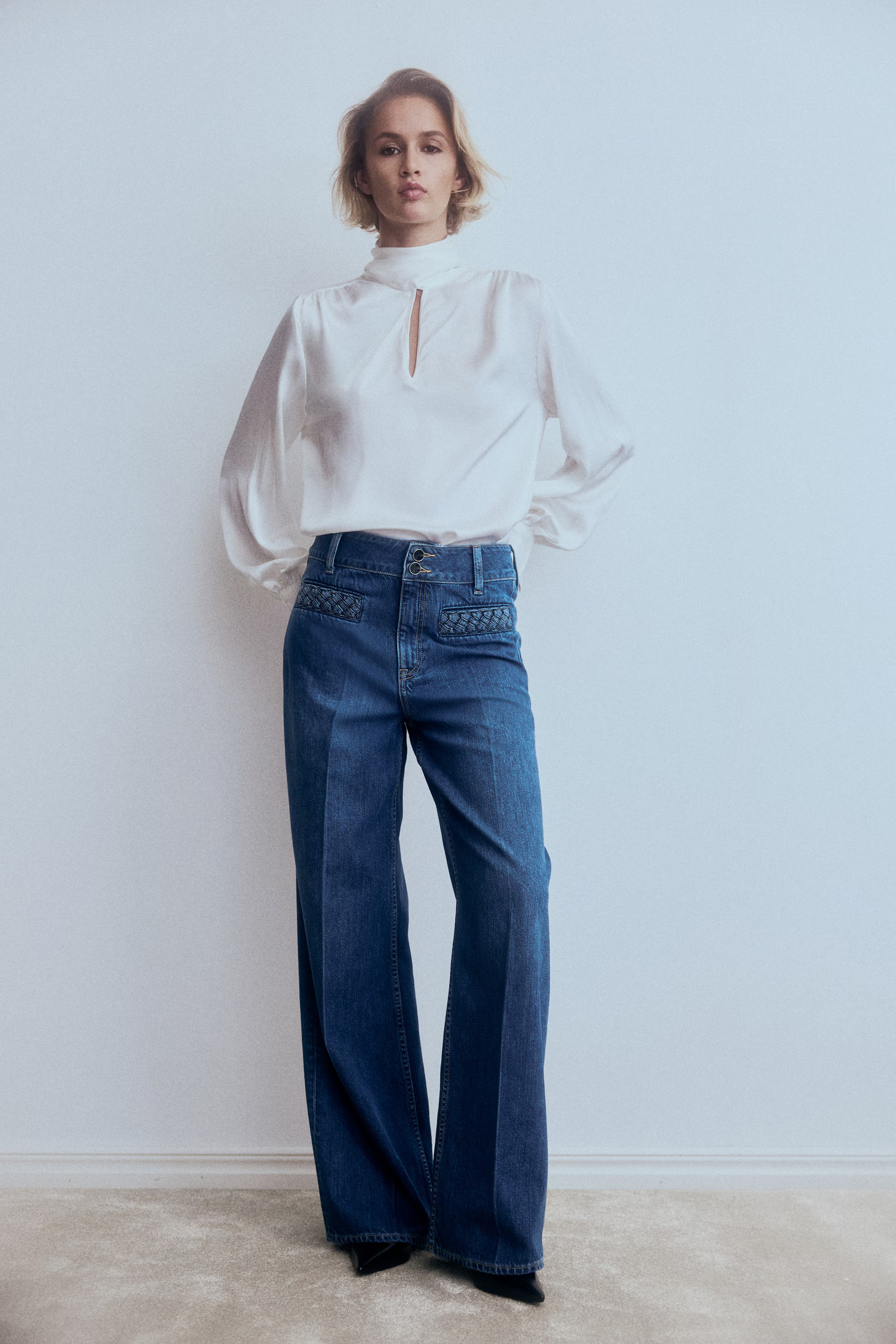 Wide High Jeans - Denim blue - Ladies | H&M US | H&M (US + CA)