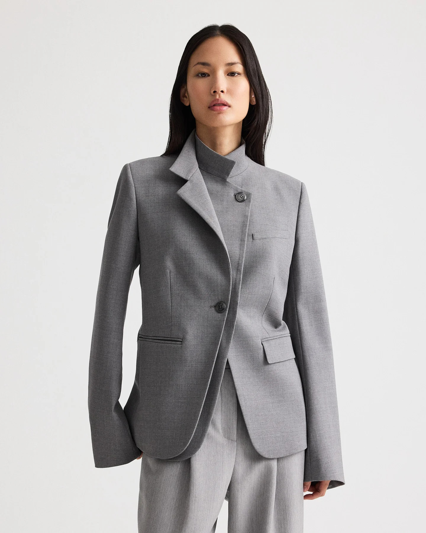 The Double Take Blazer in Soft Finish Stretch Wool | TWP