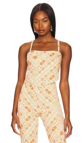 Handkerchief Top in Patchwork Paisley | Revolve Clothing (Global)