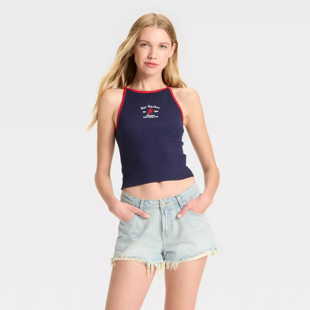 Women's High Neck Halter Top - Wild Fable™ | Target