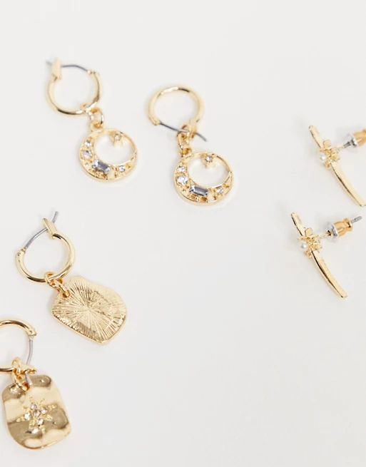 Reclaimed Vintage inspired constellation earring multipack | ASOS (Global)