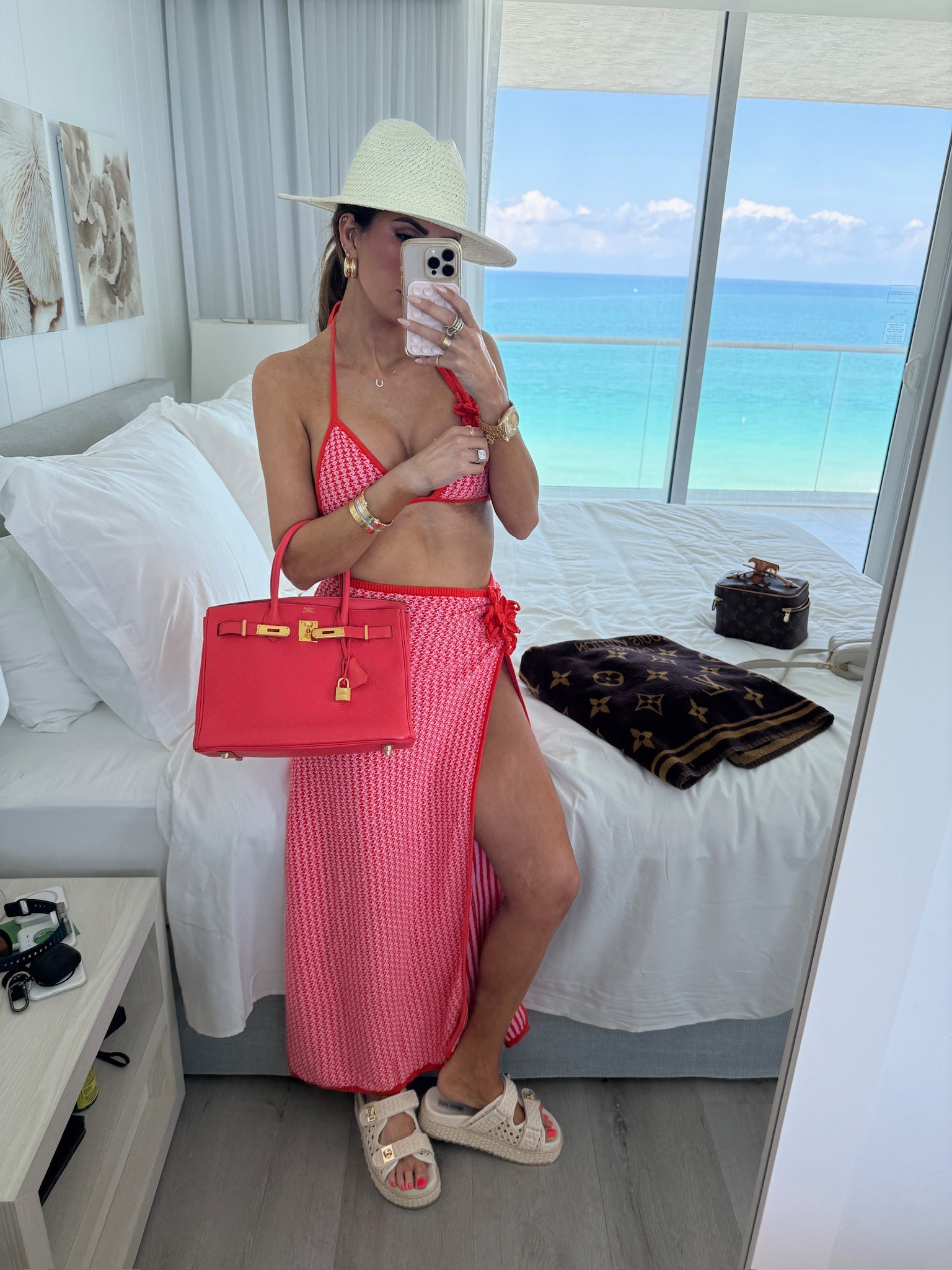 Size XS/S in the skirt and size medium in swimsuit! 

Spring break fashion, women’s swim, cover up, Hermes bag, beach hat, pool hat, resort wear, best sandal, Emily Ann Gemma

#LTKSwim #LTKShoeCrush #LTKStyleTip