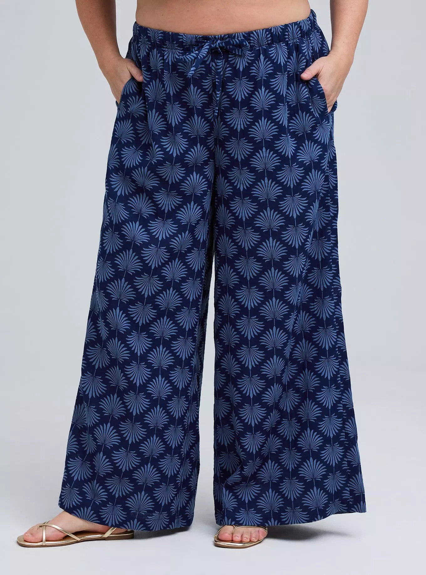 Belle Isle High-Rise Pull-On Wide Leg Pant | Torrid (US & Canada)