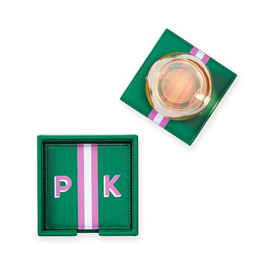 Shadow Printed Coasters, Set of 4 | Mark and Graham