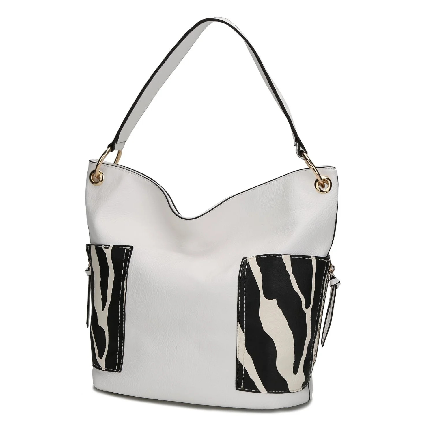 MKF Collection Women's Feni Hobo Bag by Mia K. - White | Walmart (US)