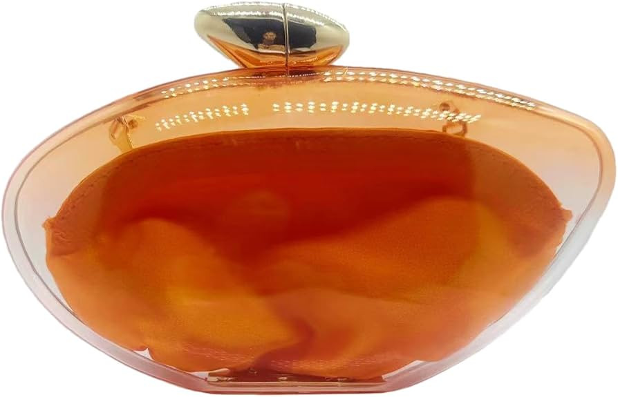 Women Acrylic Evening Clutch Purse Unique Clear Handbag with Detachable Chain for Wedding Party P... | Amazon (US)